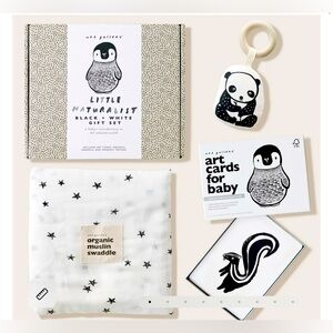 Wee Gallery - “Little Naturalist” Black and White Gift Set - NWT!